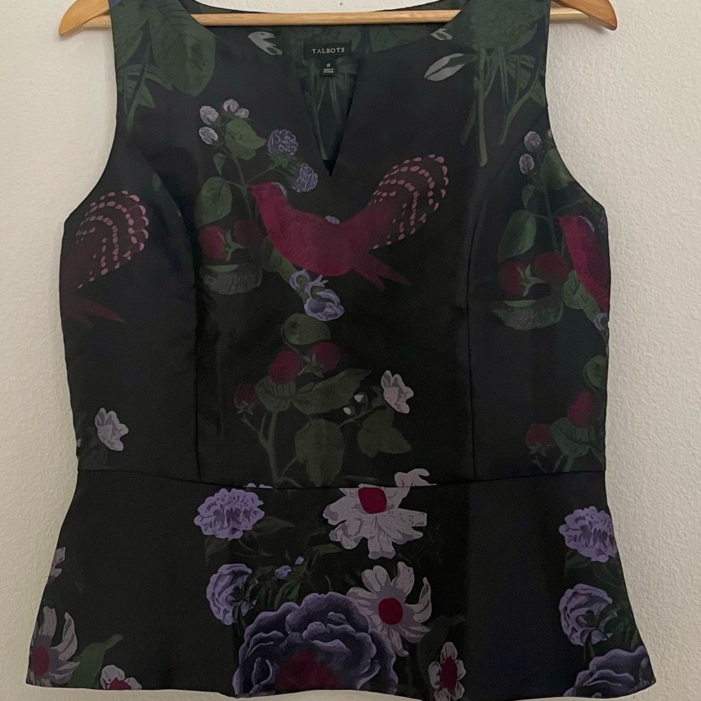 Talbots Peplum Top - Picture 4 of 9